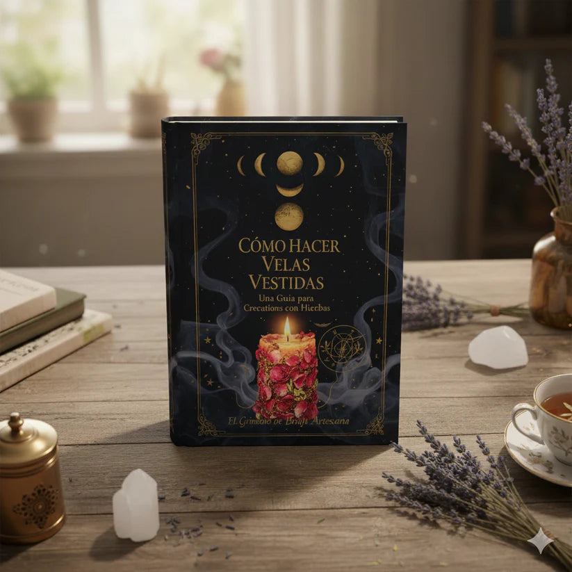 Ebook Velas vestidas con hierbas para rituales