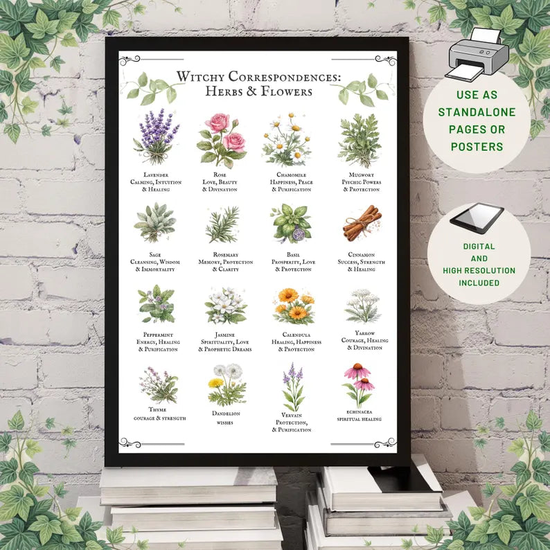 Green witch planner 2027 + 200 pages + Bonus